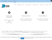 Tablet Screenshot of nativelearn.com